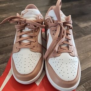 Nike Women's Sneakers in Rose Whisper and White